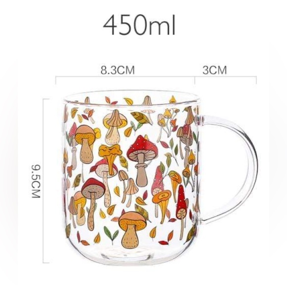 CYBIL HOME MUSHROOM MUG WITH TEASPOON - Picture 2 of 9